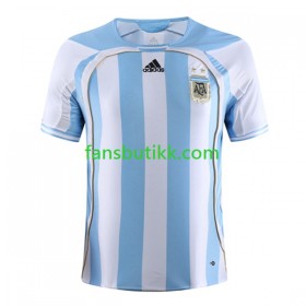 Fotballdrakt Argentina 2006 Retro Hjemmetrøye Kortermet